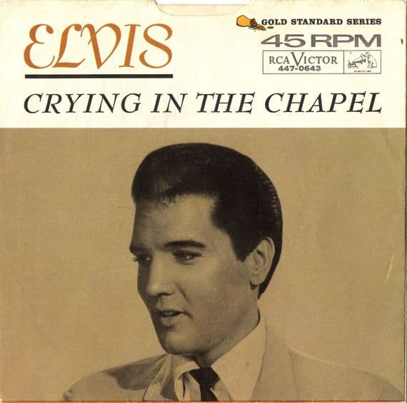 Elvis Presley - Crying In The Chapel/I Believe In The Man In The Sky (447-0643)