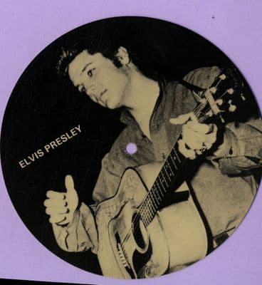 Elvis Presley - Denmark - Shake Rattle & Roll/My Baby Left Me - Flexi Picture Disc