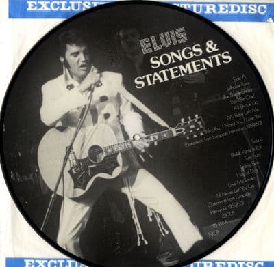 Elvis Presley - Denmark - Songs & Statements - (83005)Picture Disc