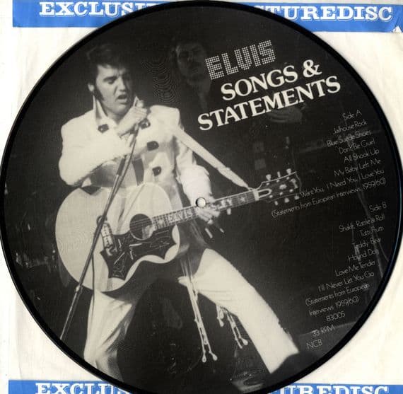 Elvis Presley - Denmark - Songs & Statements - (83005)Picture Disc