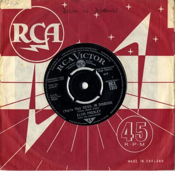 Elvis Presley - Devil In Disguise/Please Don't Drag That String Around  (1355)