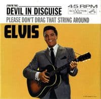 Elvis Presley - Devil In Disguise/Please Don't Drag That String Around  (47-8188) Red Vinyl - M/M)