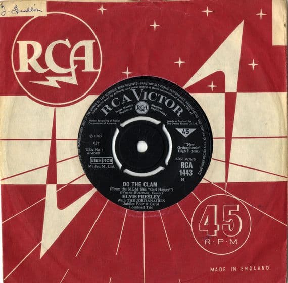 Elvis Presley - Do The Clam/You'll Be Gone (1443)