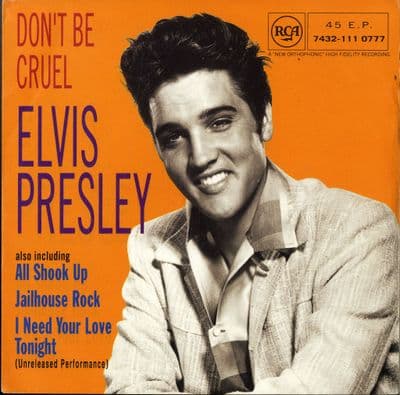 Elvis Presley - Don't Be Cruel (7432-111 0777) Ex/M-