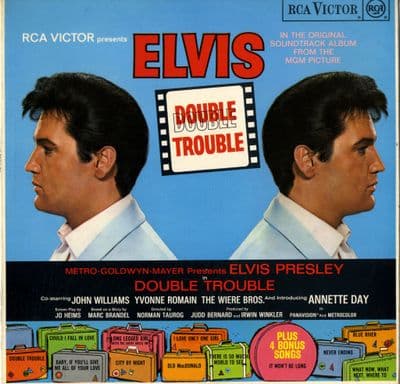 Elvis Presley - Double Trouble (SF 7892) Small Orange Label Stereo - M-