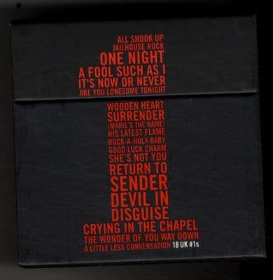 Elvis Presley - Elvis 18 UK #1s - Box Set of CD Singles - M-/M-