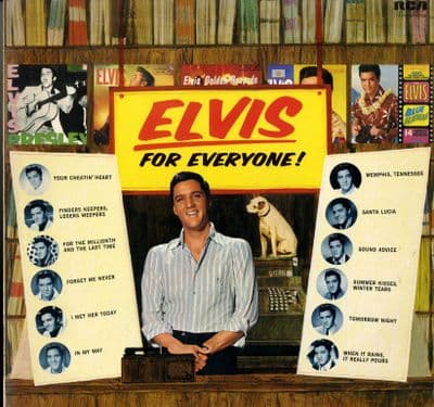 Elvis Presley - Elvis For Everyone (INTS 5073) Promo Stamped Sleeve - Ex/M-