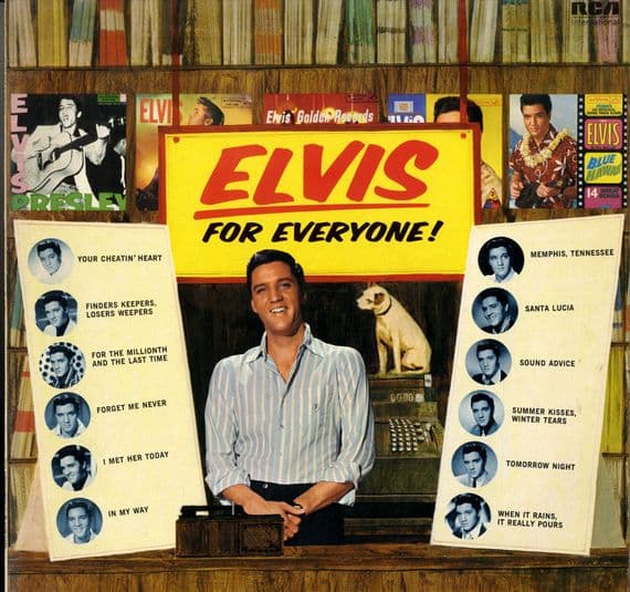 Elvis Presley - Elvis For Everyone (INTS 5073) Promo Stamped Sleeve - Ex/M-