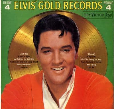 Elvis Presley - Elvis' Gold Records Volume 4 (SF 7924) - Orange Label
