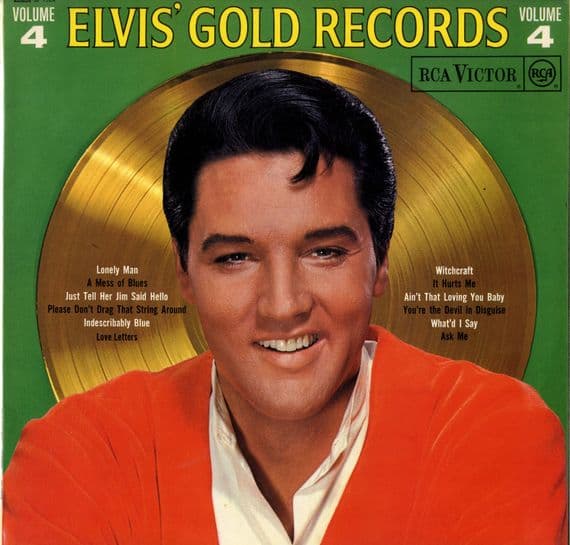 Elvis Presley - Elvis' Gold Records Volume 4 (SF 7924) - Orange Label