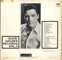 Elvis Presley - Elvis' Golden Records Volume 3 (RD 7630) Small Orange Mono Label
