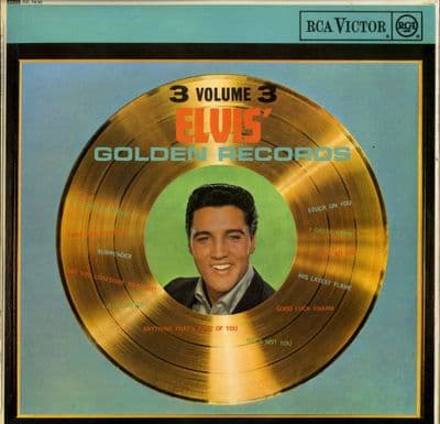 Elvis Presley - Elvis' Golden Records Volume 3 (RD 7630) Small Orange Mono Label