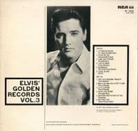 Elvis Presley - Elvis' Golden Records Volume 3 (SF 7630)  Orange Label Stereo - Ex/M-