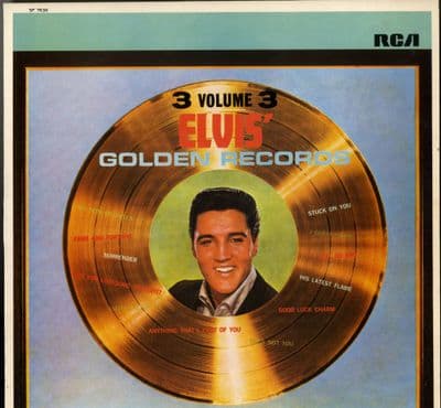 Elvis Presley - Elvis' Golden Records Volume 3 (SF 7630)  Orange Label Stereo - Ex/M-