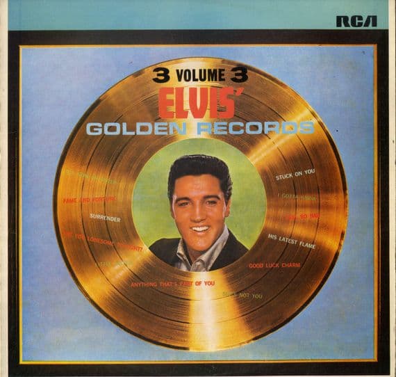 Elvis Presley - Elvis' Golden Records Volume 3 (SF 7630)  Orange Label Stereo - M-