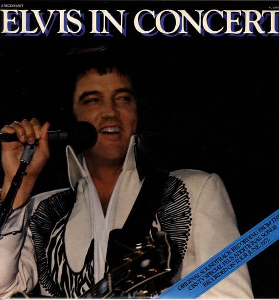 Elvis Presley - Elvis In Concert (PL 02587) 2 LP Set - M-/M-