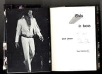 Elvis Presley - Elvis In Focus - Hardback Book by Sean Shaver - Autographed