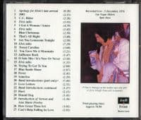 Elvis Presley -Elvis In Free Fall  - Back 2 Front  CD