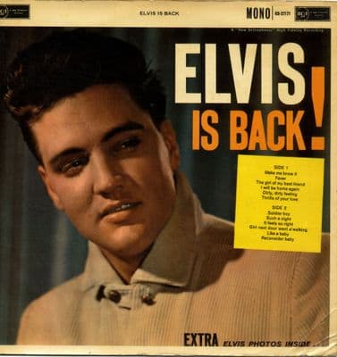 Elvis Presley - Elvis Is Back ! (RD 27171) Gatefold Sleeve