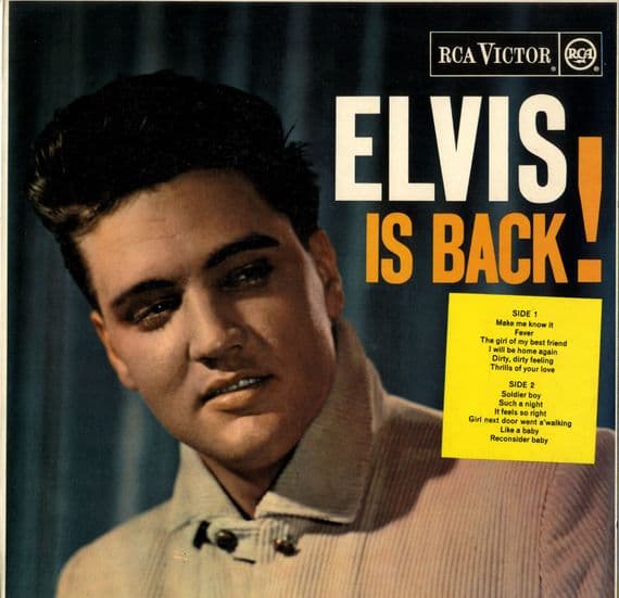 Elvis Presley - Elvis Is Back ! (SF 5060) Ex/M-
