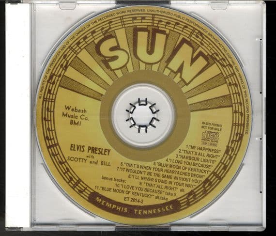 Elvis Presley - Elvis,Scotty and Bill - Sun Promo CD