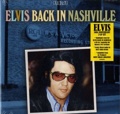 Elvis Presley - EU - Elvis Back In  Nashville - 2 x LP Set - New/Sealed