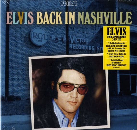 Elvis Presley - EU - Elvis Back In  Nashville - 2 x LP Set - New/Sealed