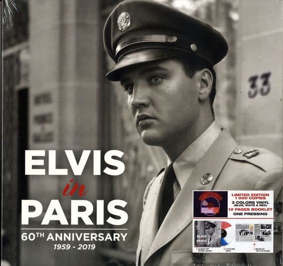 Elvis Presley - EU - Elvis In Paris (782 943) Record Store Day - 3 Colors Vinyl - New/Sealed