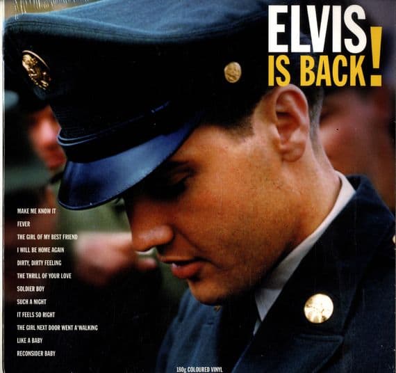 Elvis Presley - EU - Elvis Is Back (NOTLP 270) Green Vinyl - NEW/SEALED