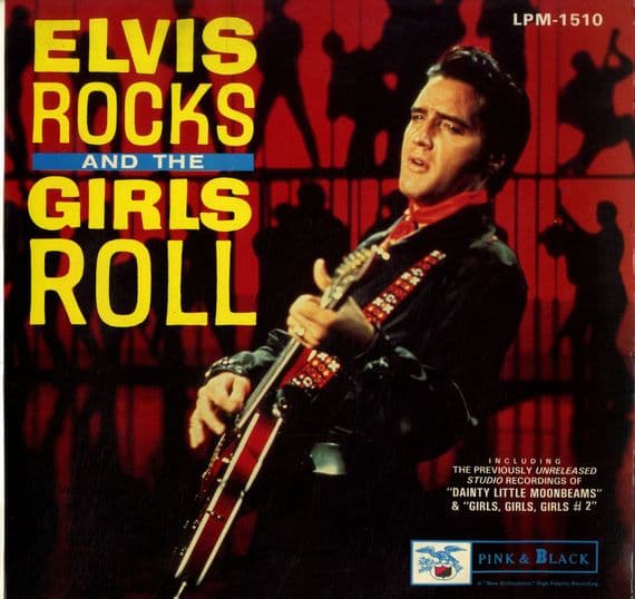 Elvis Presley - EU - Elvis Rocks And The Girls Roll (LPM 1510) M-