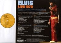 Elvis Presley - EU - Live 1972 - 2 LP Set - RCA Legacy - M-/M
