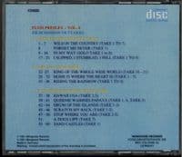 Elvis Presley - Film Session Outtakes Vol. 4 - Mongoose CD