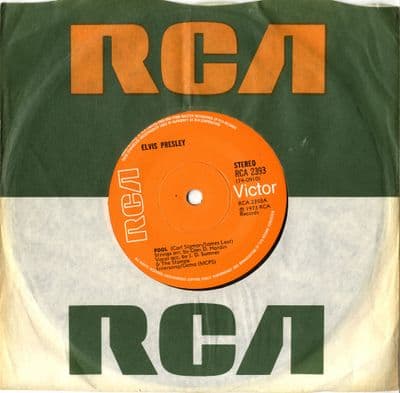 Elvis Presley - Fool/Steamroller Blues (2393) M-
