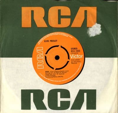 Elvis Presley - Fool/Steamroller Blues (2393) M-