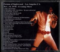 Elvis Presley - Forum Of Inglewood Los Angeles - SW CD