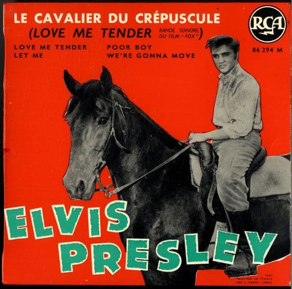 Elvis Presley - France - Le Cavalier Du Crepuscule (Love Me Tender) 86.194 - Ex/M-