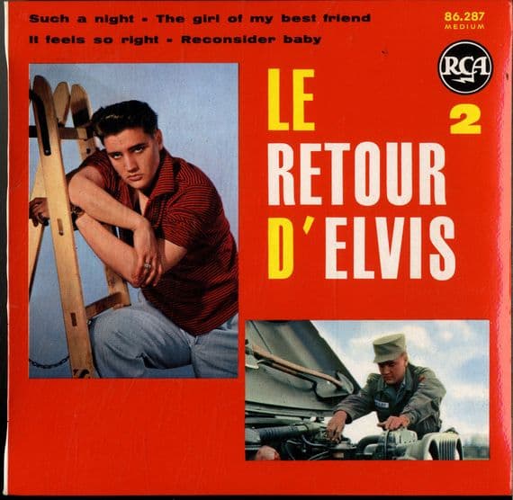 Elvis Presley - France - Le Retour D' Elvis 2 (86.287) M-/M-