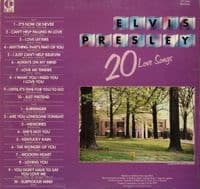 Elvis Presley - France - Rendez-Vous Avec Elvis - 20 Love Songs (KT 625)
