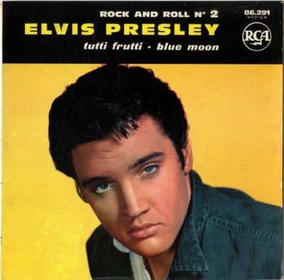 Elvis Presley - France - Rock And Roll No. 2 - Tutti Frutti - Blue Moon (86.291) Ex/Ex