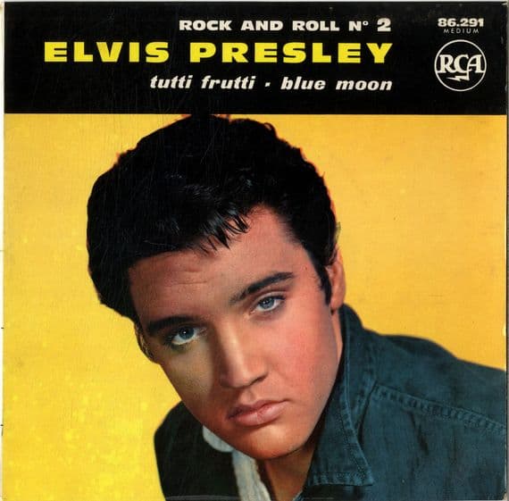 Elvis Presley - France - Rock And Roll No. 2 - Tutti Frutti - Blue Moon (86.291) Ex/Ex
