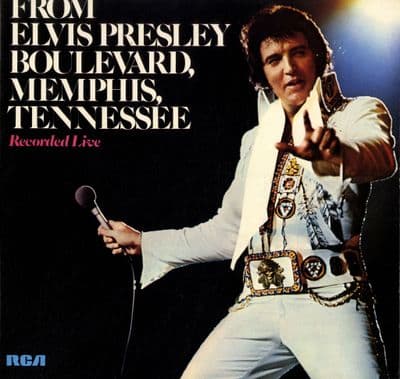 Elvis Presley - From Elvis Presley Boulevard , Memphis Tennessee  - Recorded Live (RS 1060) M-