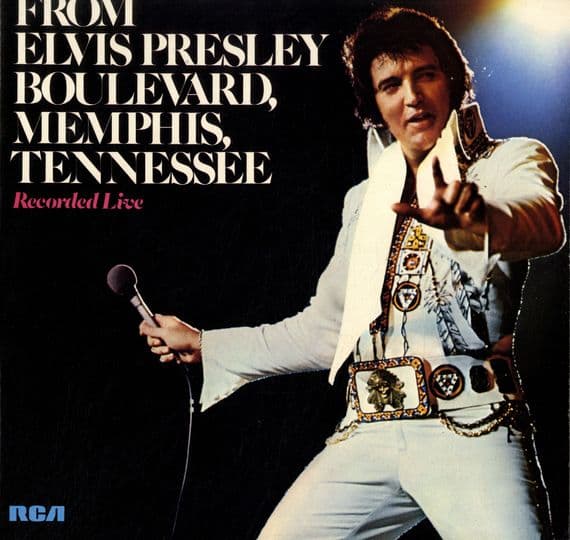 Elvis Presley - From Elvis Presley Boulevard , Memphis Tennessee  - Recorded Live (RS 1060) M-