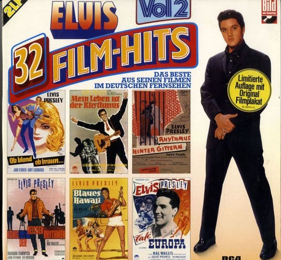 Elvis Presley - Germany - 32 Film Hits Vol. 2 (NL 89550) 2 x LP Set -  M-