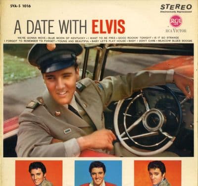 Elvis Presley - Germany - A Date With Elvis (SVA-S 1016) Orange Label