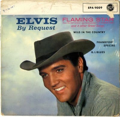 Elvis Presley - Germany - Elvis By Request - Flaming Star (EPA 9009)