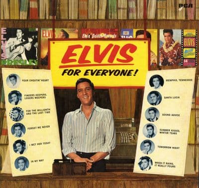 Elvis Presley - Germany - Elvis For Everyone (LSP 3450) Orange Label