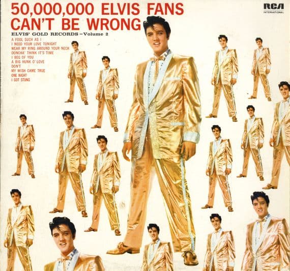 Elvis Presley - Germany - Elvis' Golden Records Volume 2 (NL 82075)  M-