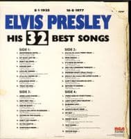 Elvis Presley - Germany - His 32 Best Songs (SPLP 10787) 2 LP Set