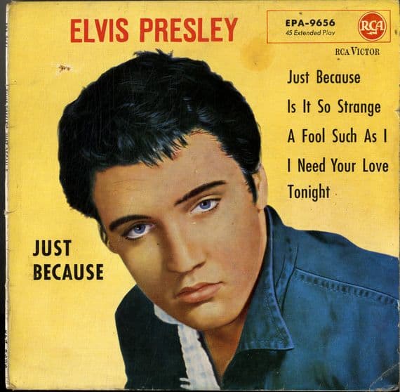 Elvis Presley - Germany - Just Because (EPA 9656)