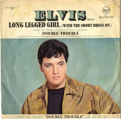 Elvis Presley - Germany - Long Legged Girl/That's Someone You Never Forget (47-9115)